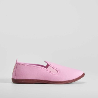 Zapatilla lona kung fu juvenil rosa OH GIRL