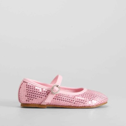 Bailarina rosa lentejuelas hebilla OH GIRL!