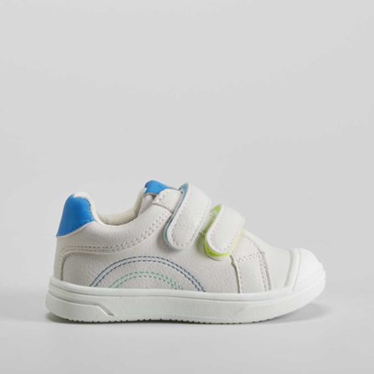 Deportiva velcro blanca BACHE