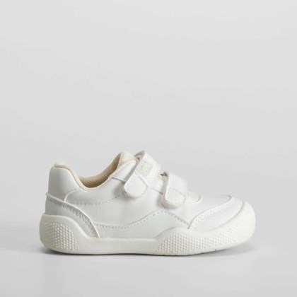 Zapatilla blanca velcro bebé COMFEET BABY