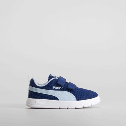 Zapatilla deportiva Courtflex bebé azul PUMA