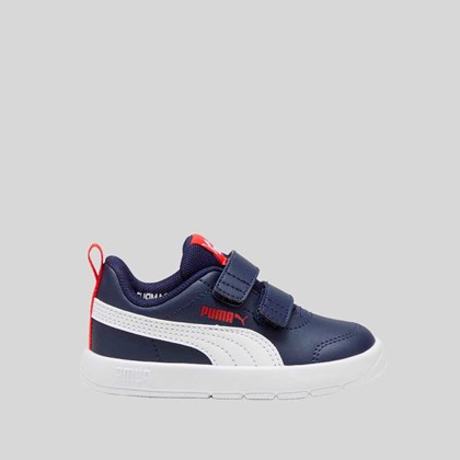 Deportiva Courtflex bebé azul marino PUMA