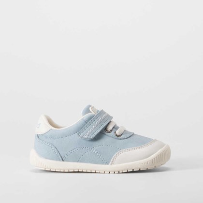 Deportiva velcro bebé azul BACHE
