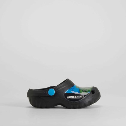 Zueco de playa negro MINECRAFT
