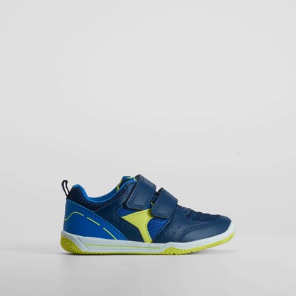Zapatilla deportiva cierre velcro azul SEVEN FIVE