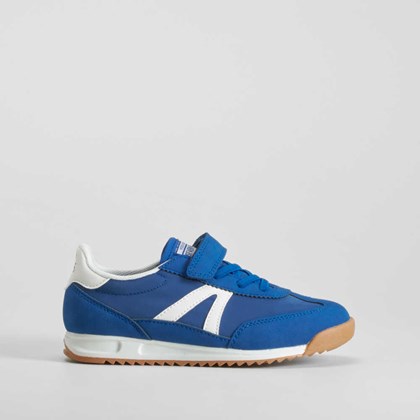 Deportiva retro velcro azul SEVEN FIVE