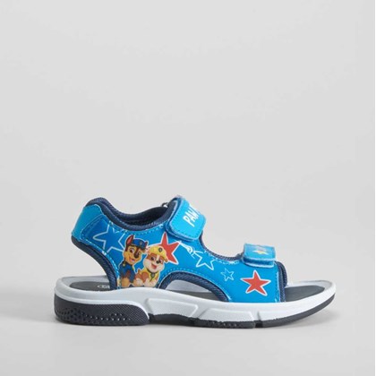 Sandalia deportiva de luces azul PATRULLA CANINA