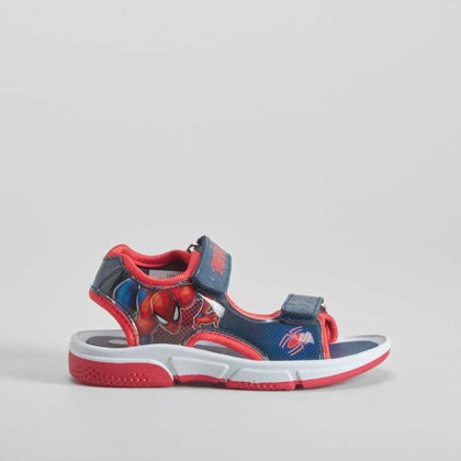 Sandalia deportiva de luces azul SPIDERMAN