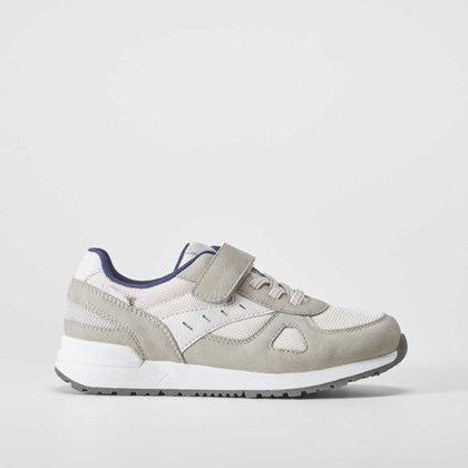 Deportiva retrorunning velcro gris SEVEN FIVE