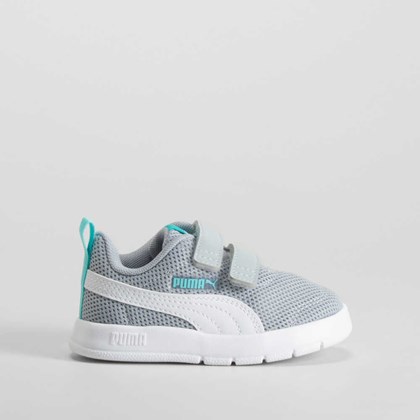 Deportiva courtflex bebé gris PUMA