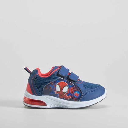 Deportiva de luces color azul SPIDERMAN