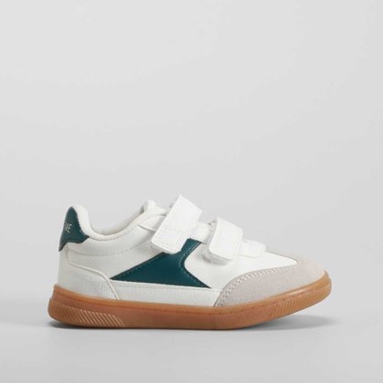 Deportiva velcro infantil blanco SEVEN FIVE
