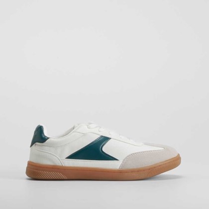 Deportiva velcro juvenil blanco SEVEN FIVE
