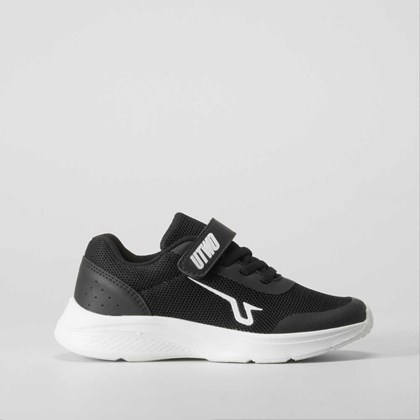 Deportiva con velcro negra UTWO