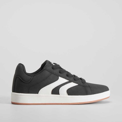 Deportiva skate negra SEVEN FIVE