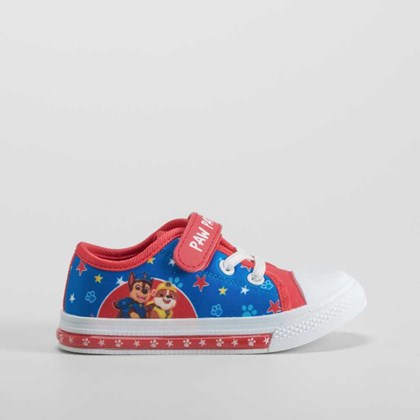 Zapatilla de lona con luces azul PATRULLA CANINA
