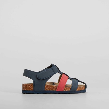 Sandalia bio bebé azul marino BACHE