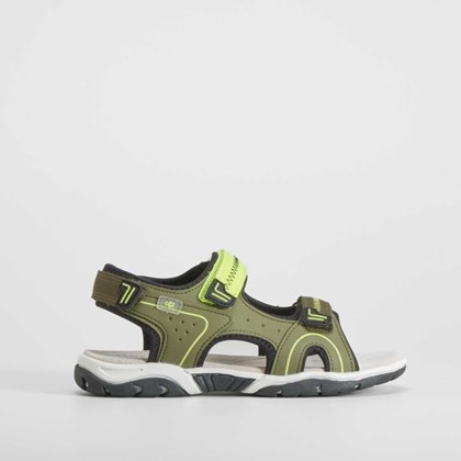 Sandalia deportiva juvenil verde COMFEET
