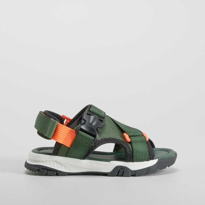 Sandalia deportiva infantil verde SEVEN FIVE