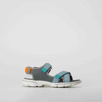 Sandalia deportiva cintas gris SEVEN FIVE