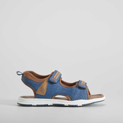 Sandalia casual juvenil azul SEVEN FIVE