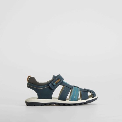 Sandalia cerrada casual azul marino SEVEN FIVE