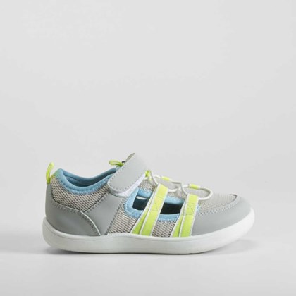 Sandalia cerrada barefoot gris COMFEET KIDS