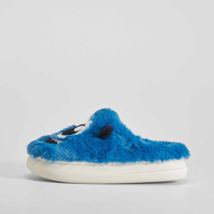 Zapatilla casa monstruo azul OLYNE