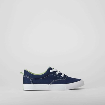 Zapatilla lona casual azul SEVEN FIVE