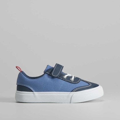 Sneaker azul con velcro SEVEN FIVE