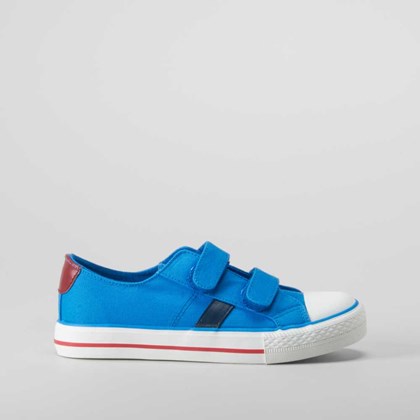 Zapatilla de lona azul SEVEN FIVE