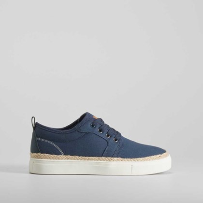 Blucher lona azul SEVEN FIVE