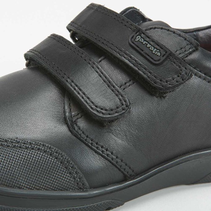 Percibir conspiración Pompeya Zapato colegial piel velcro GARVALIN | Merkal Calzados
