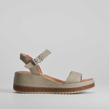 Sandalia cuña Kassanda Lily de piel CLARKS