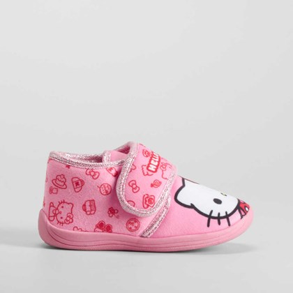 Zapatilla casa cerrada bebé rosa HELLO KITTY