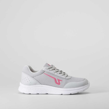 Deportiva walking gris y fucsia UTWO