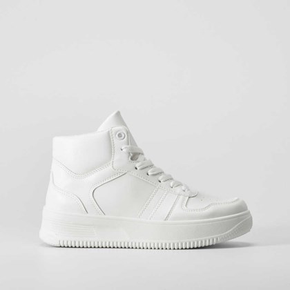 Deportiva alta blanca con cordones OH GIRL!