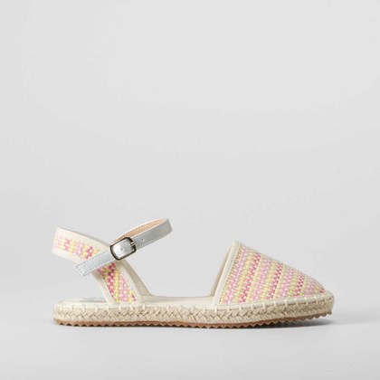 Alpargata yute infantil rafia multicolor OH GIRL