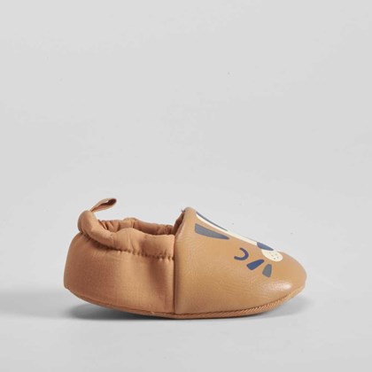 Zapato bebé animal marrón BACHE