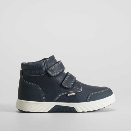 Bota azul con cierre de velcro SEVEN FIVE