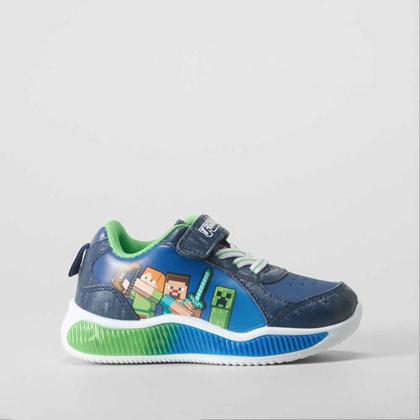 Deportiva de luces azul y verde MINECRAFT