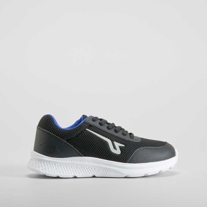 Deportiva walking color negro y azul UTWO