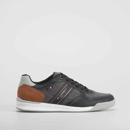 Deportiva casual reciclado negro SENDA ROAD