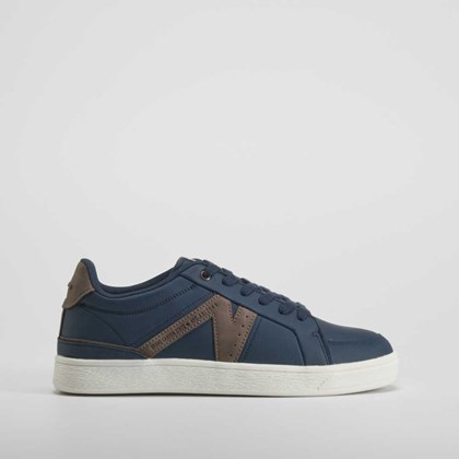 Zapatilla urbana azul NYC