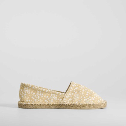 Alpargata estampada amarilla COCONUT