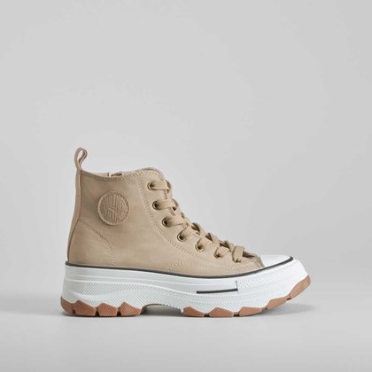 Deportiva alta chunky beige NYC