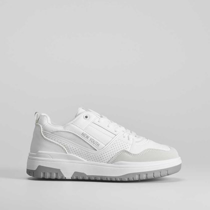 Sneaker blanco con perforados NYC