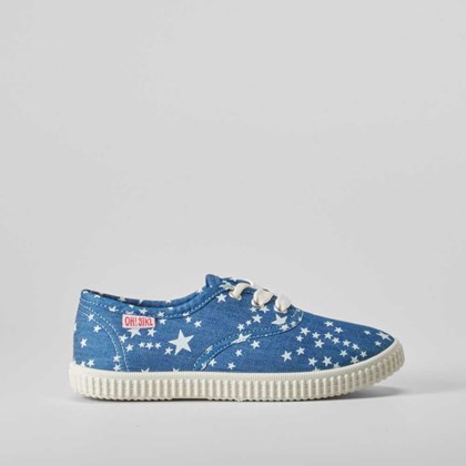 Zapatilla lona estrellas azul OH GIRL