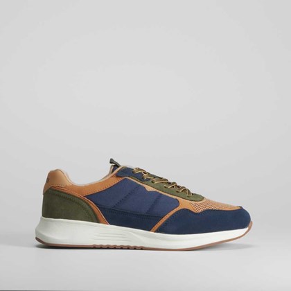 Sneaker nylon azul NYC