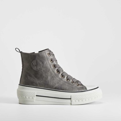 Deportiva alta cuña negra NYC